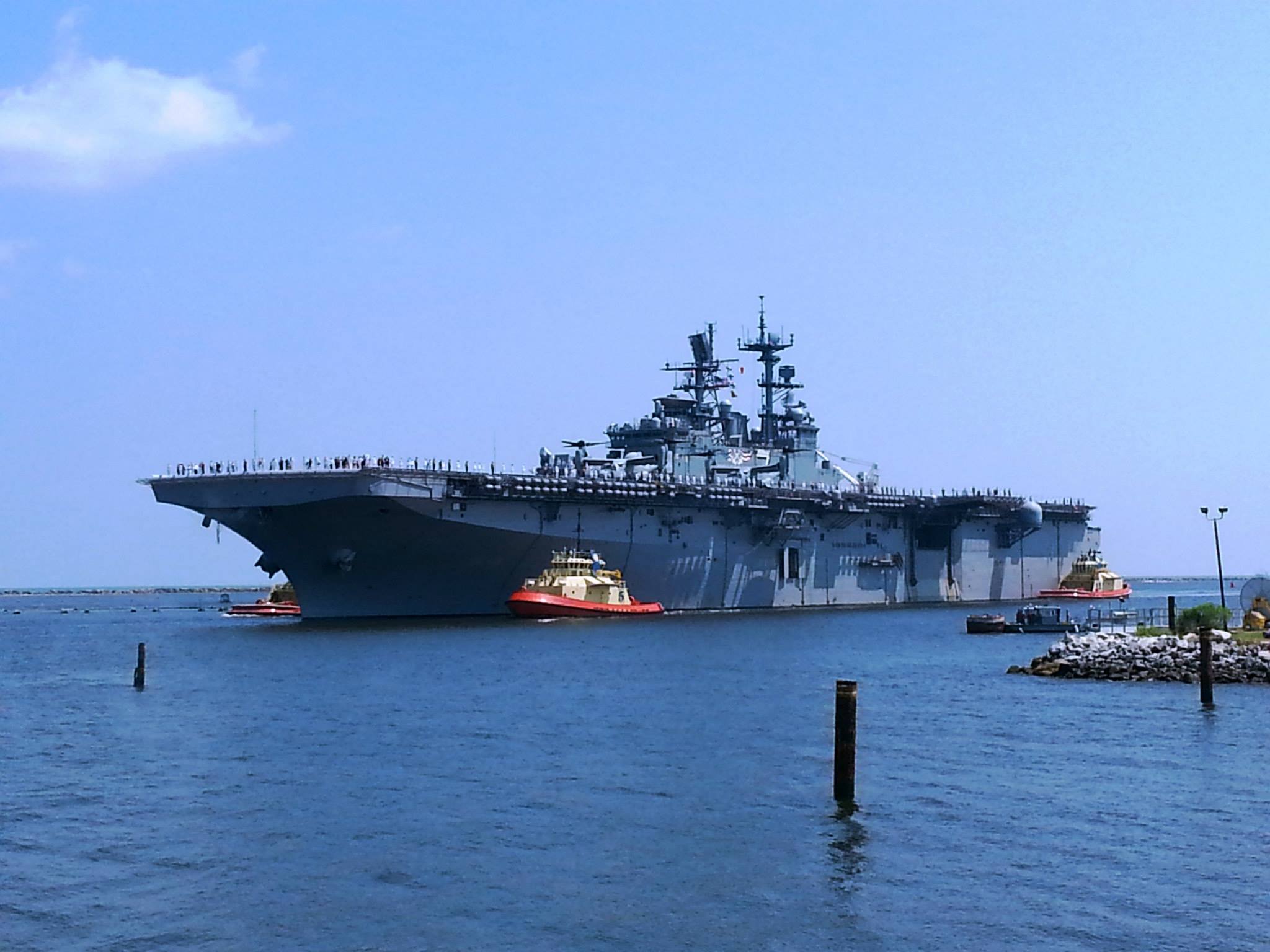 At US Navy Mayport Naval Station