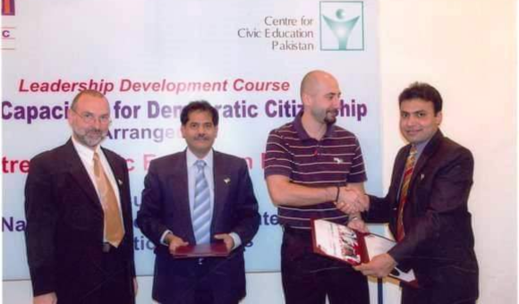 Youth Leadership Award, CCE Pakistan.